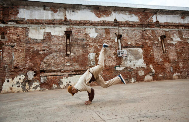 Breakdance auf Händen