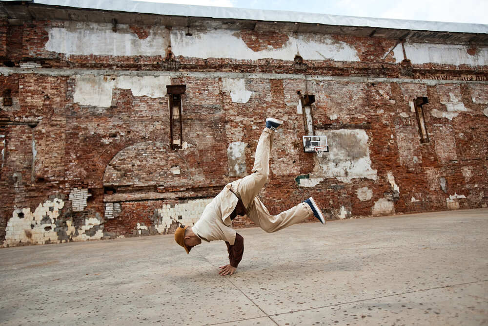 Breakdance auf Händen